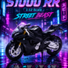 CCA BMW S1000 RR-Style 1:12 Diecast Model Bike – Black & Yellow Sport Motorcycle Collectible for Riders, Gifts & Desk Display
