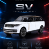 Land Rover Range Rover SUV Style 1:24 Diecast Alloy Model Car – Sound & Light Pull Back Collectible Decorative Toy