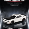 CheZhi Dodge Challenger SRT Hellcat-Style 1:24 Diecast Model Car – Black & White Muscle Car Collectible