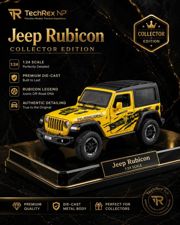 ChatGPT Image May 27, 2026, 10_24_05 PM (3) CheZhi Jeep Wrangler Rubicon-Style 1:24 Diecast Model SUV – Yellow & White Large Scale Alloy Off-Road Collectible for Gifts & Display
