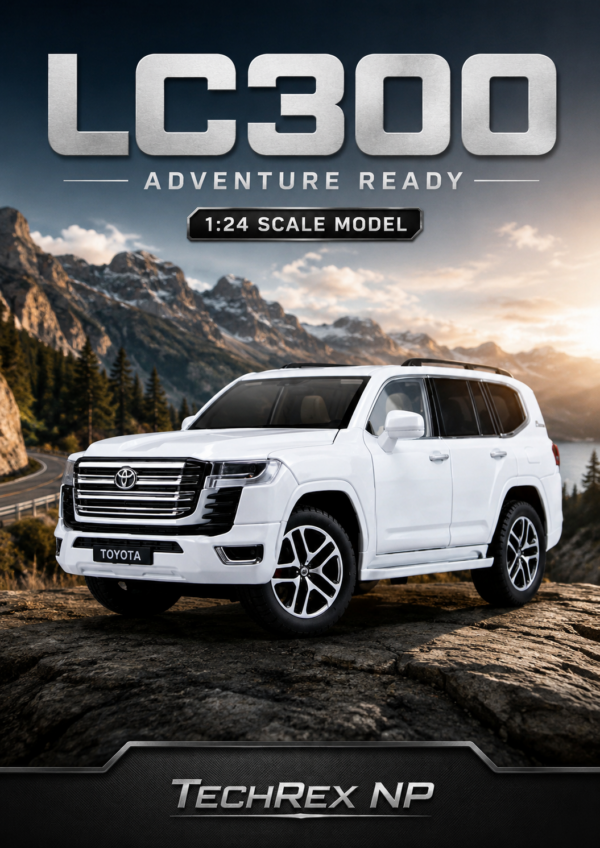 ChatGPT Image May 27, 2026, 10_34_50 PM (5) ZhiGuan Toyota Land Cruiser LC300-Style 1:24 Diecast Model SUV – Black & White Large Scale Alloy Collectible Off-Road Car for Gifts & Display