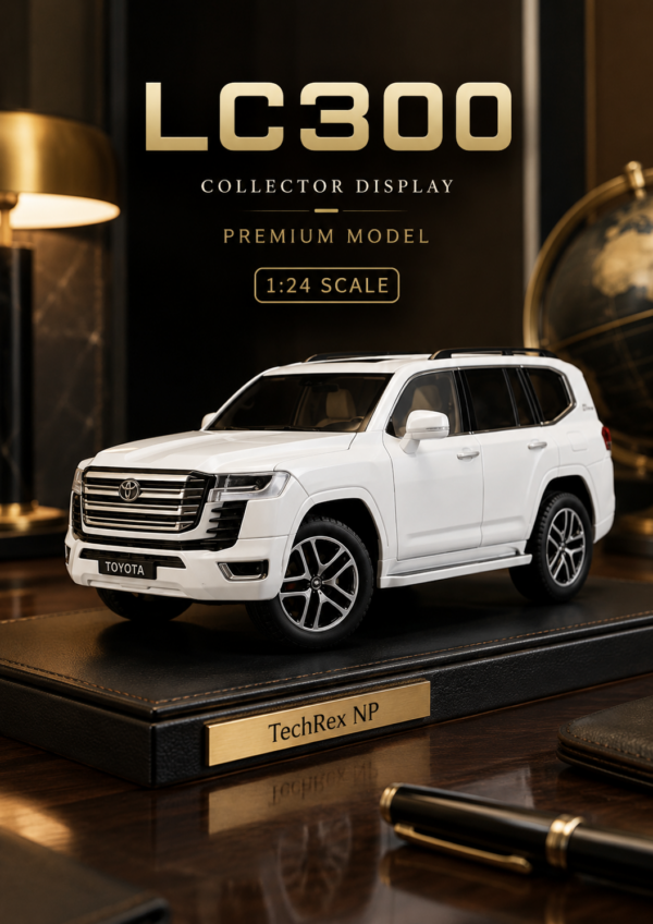 ChatGPT Image May 27, 2026, 10_34_52 PM (8) ZhiGuan Toyota Land Cruiser LC300-Style 1:24 Diecast Model SUV – Black & White Large Scale Alloy Collectible Off-Road Car for Gifts & Display