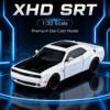 ChatGPT Image May 27, 2026, 10_37_25 PM (1) XHD SRT-Style 1:32 Diecast Model Muscle Car – White with Black Hood Alloy Collectible Sports Car for Gifts & Display