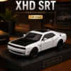 ChatGPT Image May 27, 2026, 10_37_27 PM (5) XHD SRT-Style 1:32 Diecast Model Muscle Car – White with Black Hood Alloy Collectible Sports Car for Gifts & Display