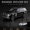 Range Rover SV-Style 1:32 Alloy Diecast SUV Model Car – Pull-Back Toy with Light, Sound Openable Doors