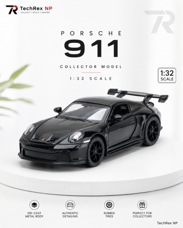 ChatGPT Image May 27, 2026, 11_06_37 PM (2) JiaYe Porsche 911-Style 1:32 Diecast Model Car – Black Alloy Collectible Sports Coupe for Porsche Fans, Gifts & Desk Display