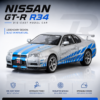 ChatGPT Image May 27, 2026, 11_13_28 PM (4) JLF Nissan Skyline GT-R R34-Style 1:32 Diecast Model Car – White & Blue Alloy JDM Collectible Sports Car for Gifts & Display