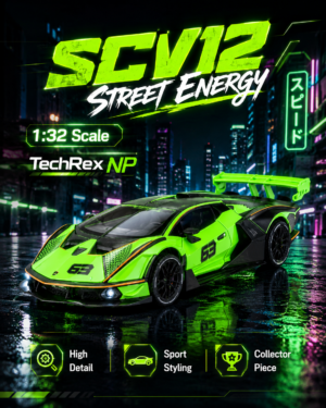 ChatGPT Image May 27, 2026, 11_15_55 PM (4) XHD Lamborghini SCV12-Style 1:32 Diecast Model Car – Green Blue White Alloy Collectible Track Supercar for Gifts & Display