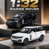 QiYi Range Rover-Style 1:32 Diecast Model SUV – Black & White Alloy Collectible Luxury Off-Road Car for Gifts, Desk Decor Collectors