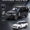 QiYi Range Rover-Style 1:32 Diecast Model SUV – Black & White Alloy Collectible Luxury Off-Road Car for Gifts, Desk Decor Collectors