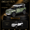 QiYi Land Rover Defender-Style 1:32 Diecast Model SUV – Green & White Alloy Collectible Off-Road Car for Gifts, Desk Decor & Collectors