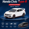 ChatGPT Image May 28, 2026, 09_36_22 AM (6) JianYuan Honda Civic Type R-Style 1:32 Diecast Model Car – White & Black Alloy Collectible Hot Hatch Sports Car for JDM Fans & Gifts