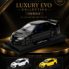 ChatGPT Image May 28, 2026, 09_38_48 AM (3) Chiyuan Mitsubishi Lancer Evolution EVO-Style 1:32 Diecast Model Car – Black White Yellow Alloy JDM Sports Car for Gifts & Collectors