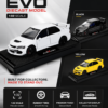 ChatGPT Image May 28, 2026, 09_38_49 AM (6) Chiyuan Mitsubishi Lancer Evolution EVO-Style 1:32 Diecast Model Car – Black White Yellow Alloy JDM Sports Car for Gifts & Collectors