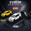 ChatGPT Image May 28, 2026, 09_38_49 AM (7) Chiyuan Mitsubishi Lancer Evolution EVO-Style 1:32 Diecast Model Car – Black White Yellow Alloy JDM Sports Car for Gifts & Collectors