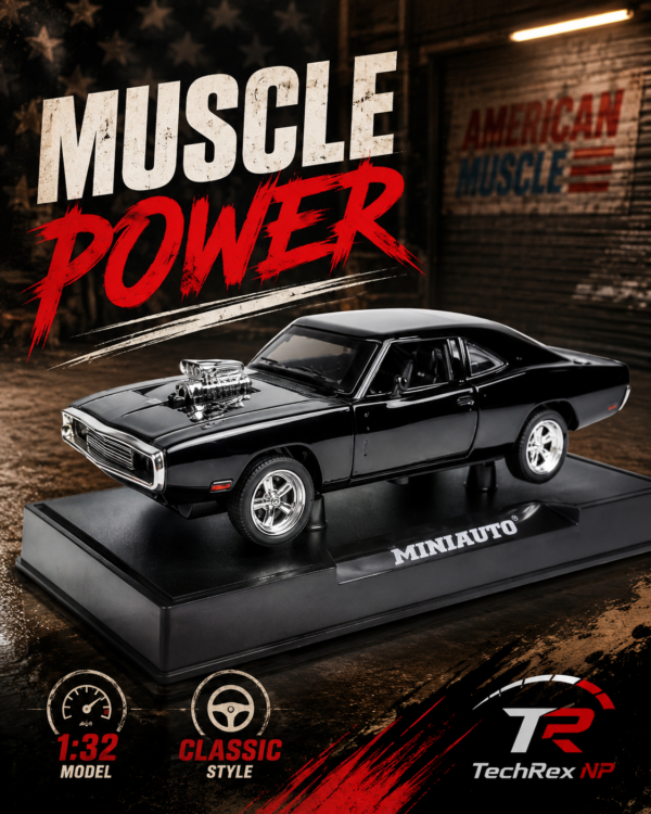 ChatGPT Image May 28, 2026, 09_57_55 AM (4) JianYuan Dodge Challenger-Style 1:32 Diecast Model Car – Black Muscle Car Alloy Collectible Display Car for Car Lovers & Gifts