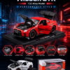 JiaYe Nissan GT-R R35-Style 1:32 Diecast Model Car – Premium Red/White Collectible Sports Car Display Model for GT-R Fans