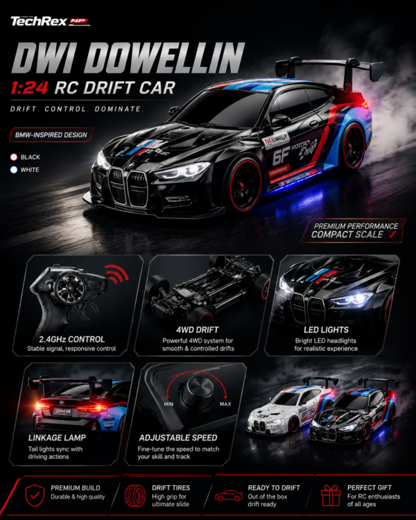ChatGPT Image May 29, 2026, 11_44_48 AM (6) DWI Dowellin DWI-Y8825 1:24 BMW-Style 4WD RC Drift Car – 2.4GHz Adjustable Speed Racing Car with LED Lights