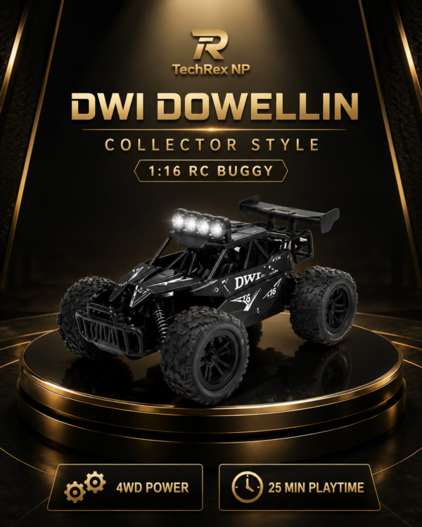 DWI Dowellin DWI 3699-068 1:16 2WD Off-Road Monster Truck RC Car – 2.4GHz 20km/h LED Headlight Toy