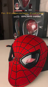 Amazing Spider-Man Moving Eyes LED Mask with Ring Control – Nepal