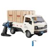 rc-truck-crawler-with-light-spray-remote-controlled-transport-car-multicolor 1:16 RC Pickup Transport Truck – 2.4GHz Rechargeable Cargo Truck with Spray & LED Lights